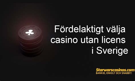 casino utan licens sverige